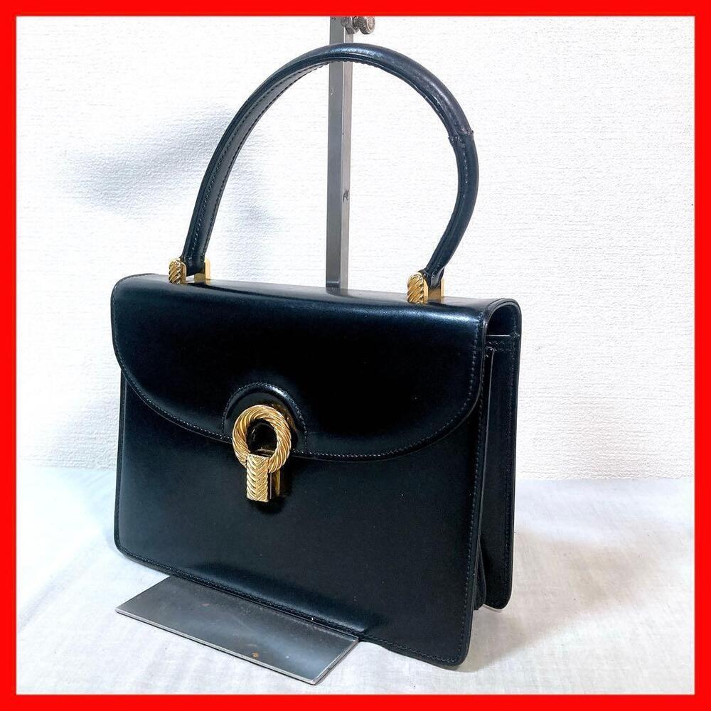 Gucci handbag leather black